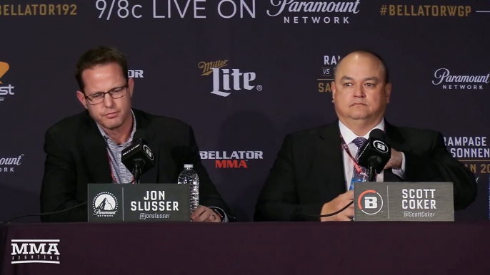 Bellator 192: Scott Coker and Jon Slusser Post-Fight Press Conference - MMA Fighting