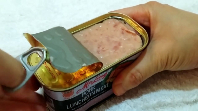 SPAM & Eggs with Rice | Luncheon Meat : ASMR / Mukbang ( Cooking and Eating Sounds )