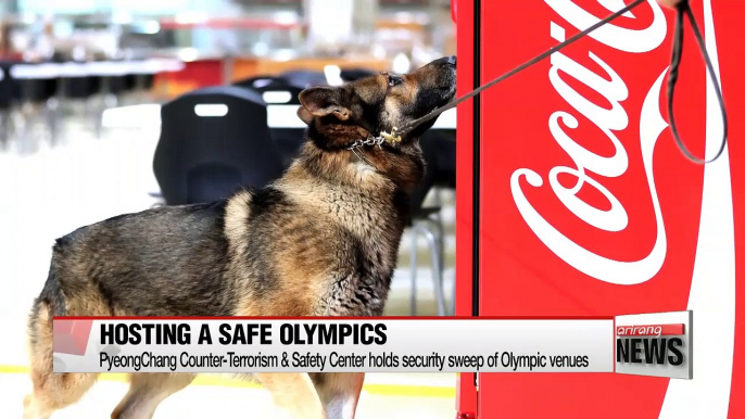 PyeongChang Counter-Terrorism & Safety Center holds security sweep to ensure safety in Olympic venues