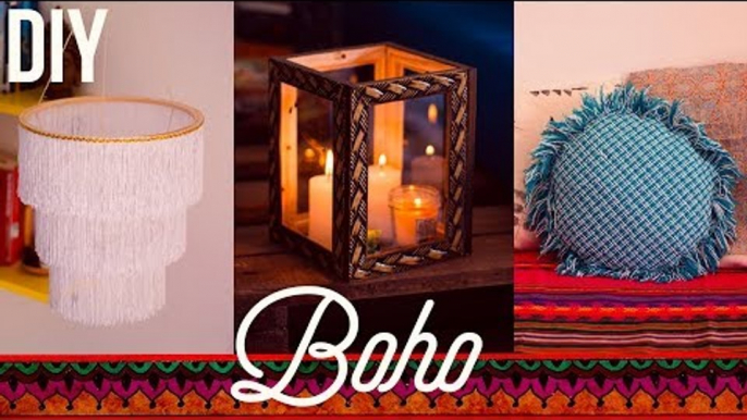 DIY - 3 DECORAÇÕES BOHO