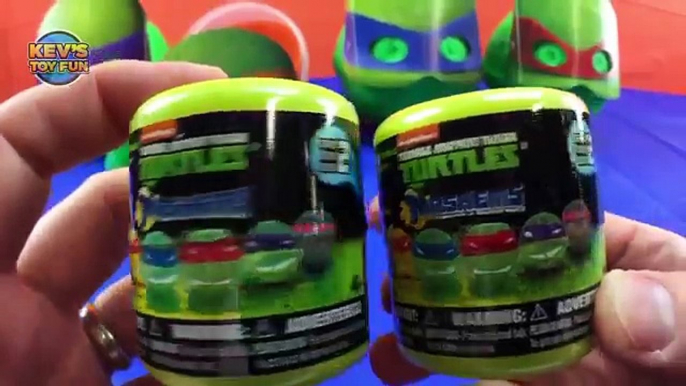 TMNT Play Doh Surprise Eggs Teenage Mutant Ninja Turtles Mashems Kids Video