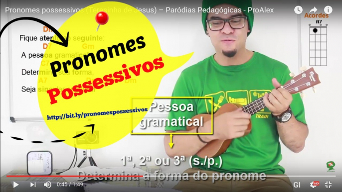 Pronomes possessivos - Teresinha de Jesus - Parodias Pedagógicas - ProAlex