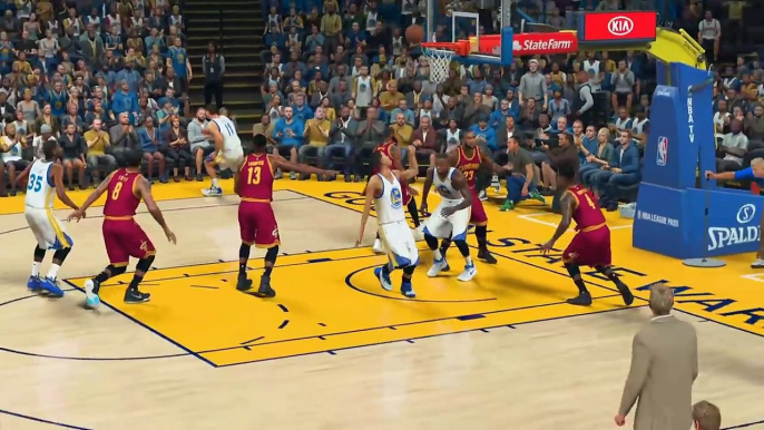 STEPHEN CURRY PLAYING AS A SMALL FORWARD ON NBA 2K17! CURRY DUNKS ON LEBRON JAMES