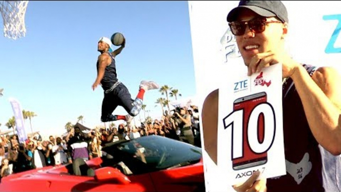 He Did Blake Griffin's Dunk BETTER Than Blake Griffin! Aaron Gordon Venice Beach DUNKFEST MIXTAPE!