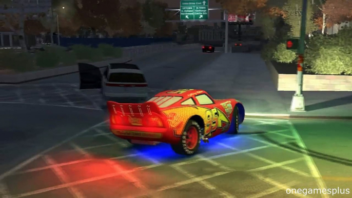 Night Race Street Race Track Lightning McQueen Disney pixar cars by onegamesplus