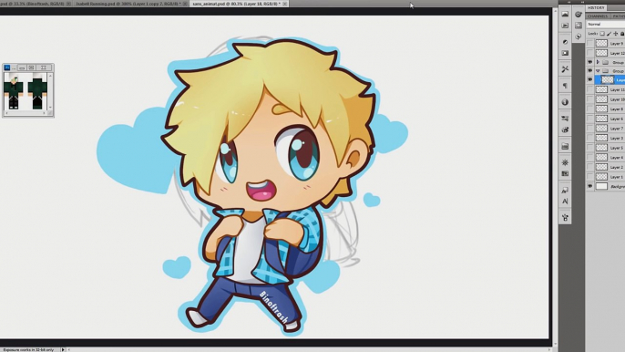 Speed paint - Chibi Travis Mystreet Fanart