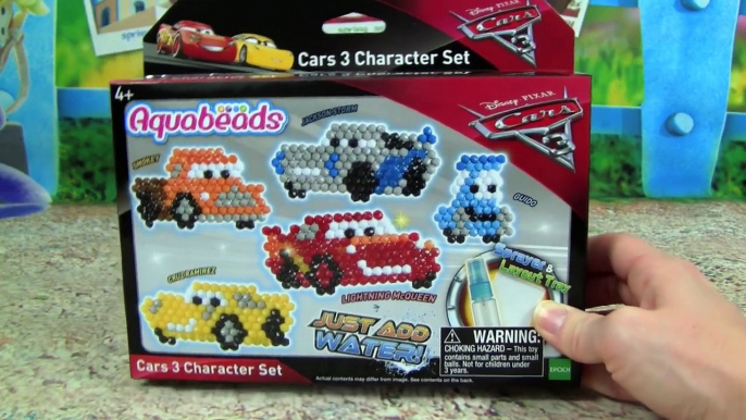 CARS 3 Aqua Beads Like Beados Lightning McQueen & Cruz Ramirez Disney Pixar Simple Craft Playset