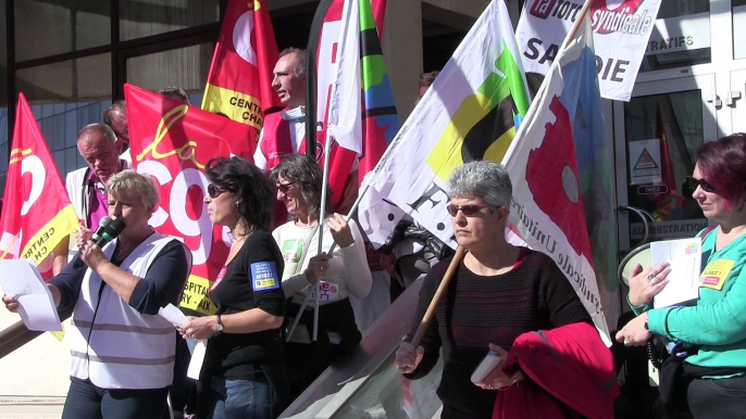 Manifestation des fonctionnaires 10 octobre 2017 à Chambéry