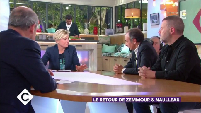 Tension entre Eric Zemmour et Patrick Cohen dans C à vous (10-10-2017)