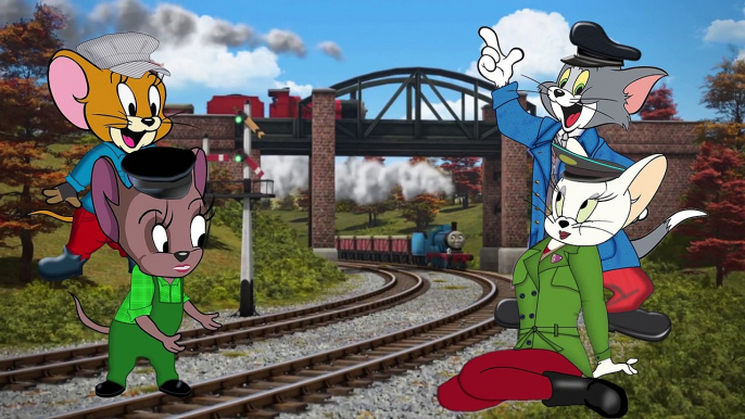 Tom and Jerry Transformation into Thomas the Train Finger Family Songs Sofia the First for Kids