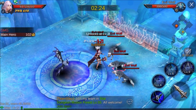 Heroes of Chaos Gameplay (Summoner) ● Android RPG ● Android Role Playing Game (Android Gameplay)