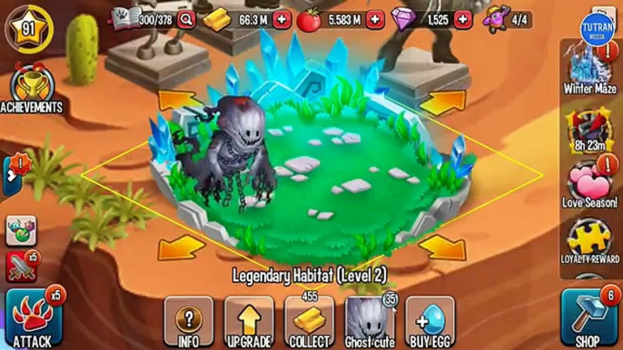 Monster Legends: Lostyghost level 1 to 100 - Combat PVP