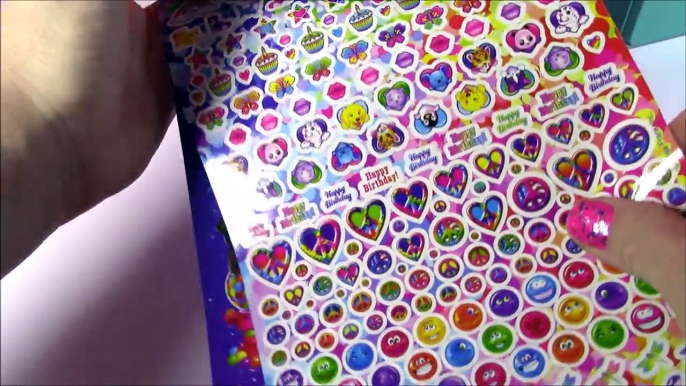 DIY Lisa Frank Surprise Mailbox! Decorate with Stickers & PUFFY Paint! Lip Gloss SHOPKINS!