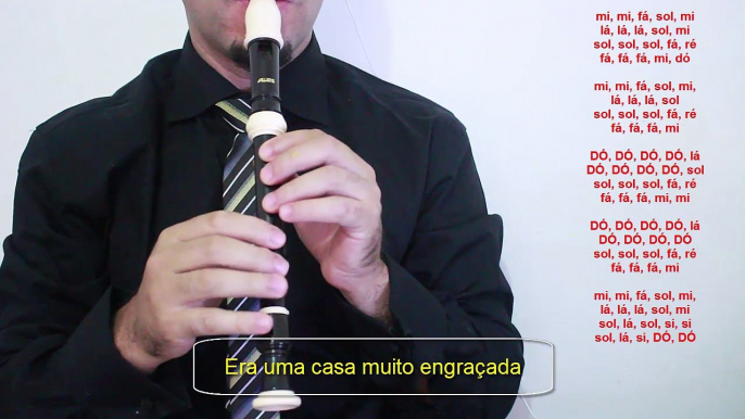 A casa - Vinicius de Moraes - Soprano recorder - Apostila Oficina de flauta doce - p.19 - ProAlex