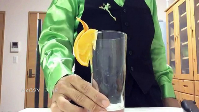 超簡単♪ カクテル・デコレーション(オレンジ編)　／　Very simple cocktail decoration (orange edition)