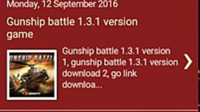 Hack gunship battle New version (No Root )