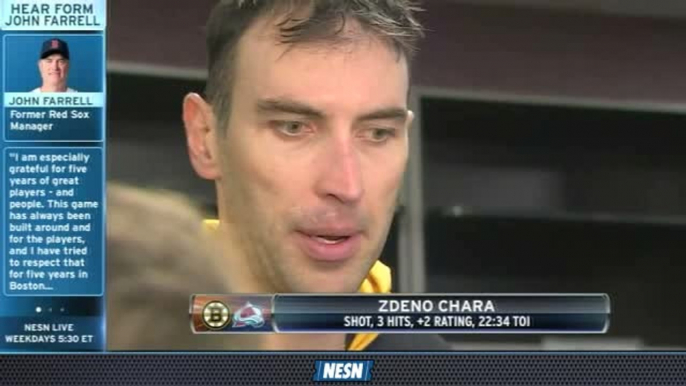 NESN Sports Today: Tuukka Rask, Zdeno Chara On Bruins' Loss To Avs