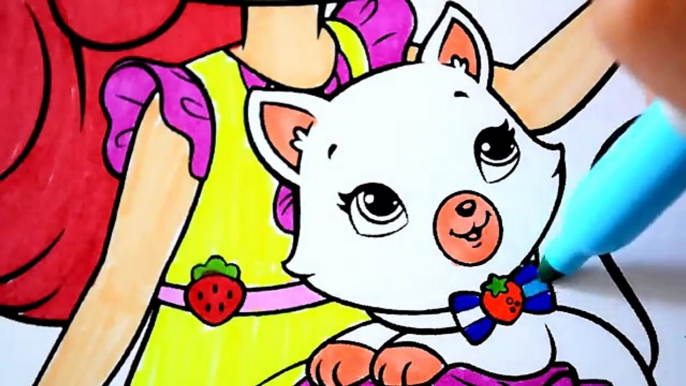 Strawberry Shortcake Berryfest Princess Coloring Book | Coloring pages Fun Art for kids Activities