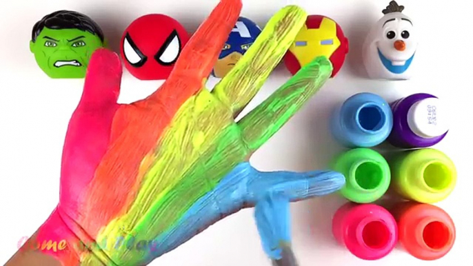 Learn Colors Pounding Toys Superhero Finger Family Nursery Rhymes Surprise Toys TMNT Paw Patrol Kids