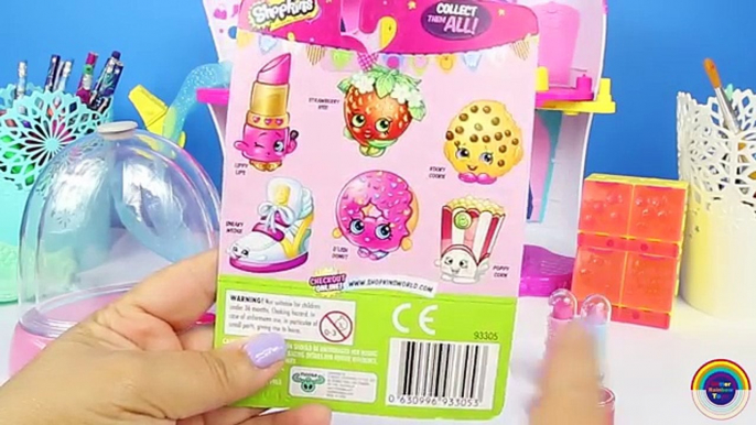 LIPPY LIPS SHOPKINS MAKEUP GLITTER GLOBE Dangler Beauty Tips Brushes Lipstick Make Your Own