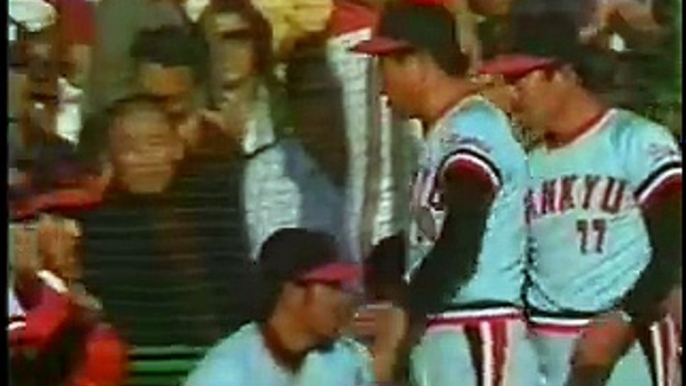 プロ野球ニュース1978日本シリーズ　ヤクルト対阪急　1時間19分の抗議