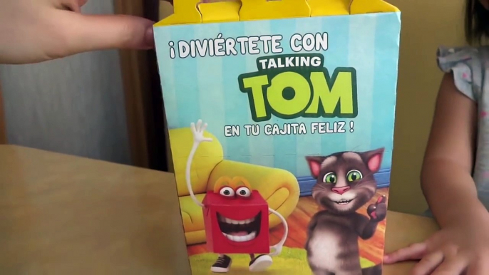 Talking Tom McDonalds Happy Meal Cajita Feliz McLanche Feliz | Baby Playful