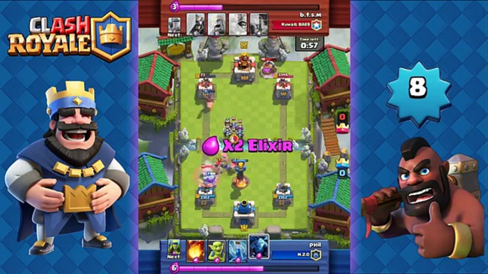 Clash Royale - Worlds Highest Level 8 Player! 3900+ Trophies! Tips, Deck, Strategy, Gameplay