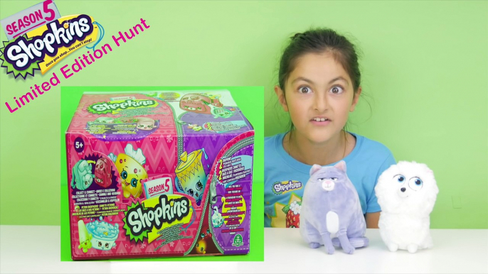 SHOPKINS Season 5 Limited Edition + Surprise Blind Bag Unboxing + Secret Life of Pets |Fun GIVEAWAY