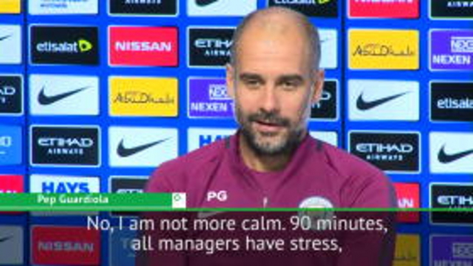 Despite Man City's dominant form, I'm still not calm - Guardiola