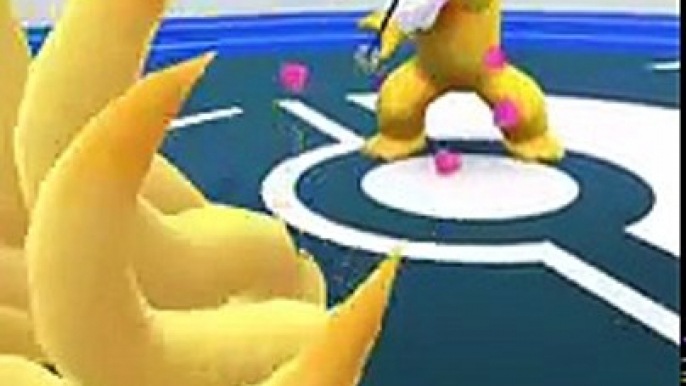 Pokémon GO Gym Battles Level 5 Gym Kabutops Chansey Machamp vs Lapras & more