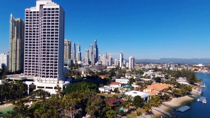 Vlog no 6 Northern end of Surfers Paradise Drone footage