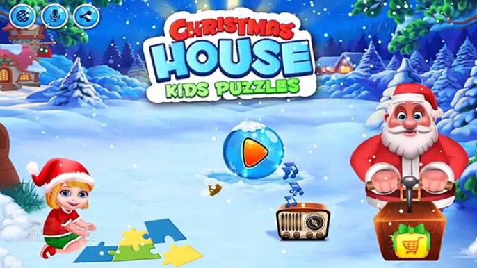 Christmas House Kids Puzzles - Christmas Kids Games