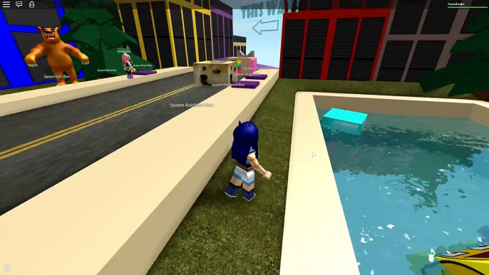 MAILED MYSELF IN A BOX CHALLENGE IN ROBLOX!