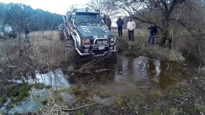 Off-road - 119 Джип Монстр с Немирова (Jeep Cherokee, НИВА, Pajero, L200, Wrangler Rubicon, Feroza)