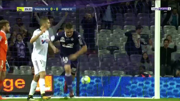 Andy Delort Goal HD - Toulouse 1-0 Amiens - 14.10.2017