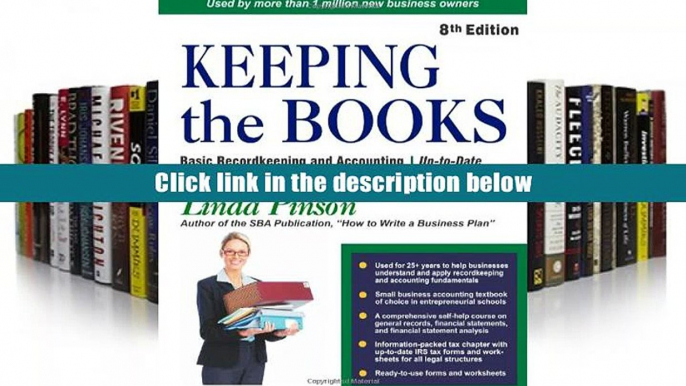 PDF  Keeping the Books: Basic Recordkeeping and Accounting for Small Business (Small Business