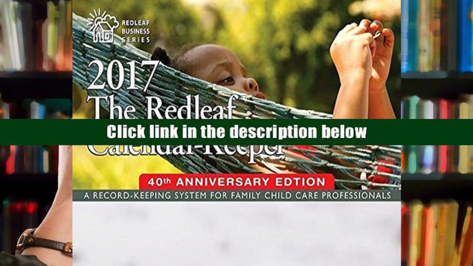 PDF  The Redleaf Calendar-Keeper 2017: A Record-Keeping System for Family Child Care Professionals