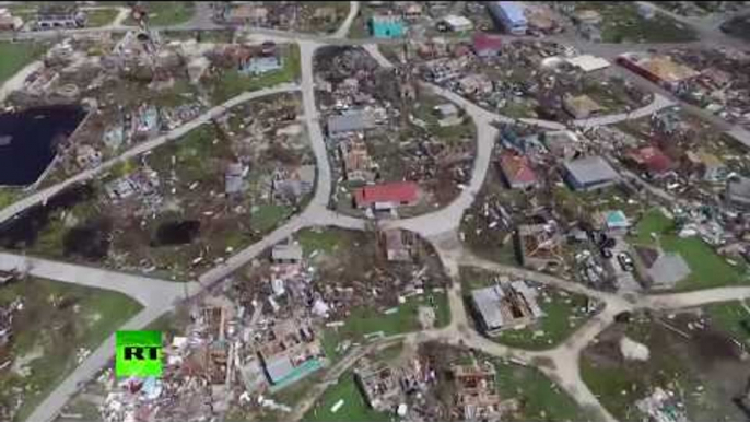 Paradise in ruins: Devastation caused by Irma in Barbuda (AERIAL FOOTAGE)