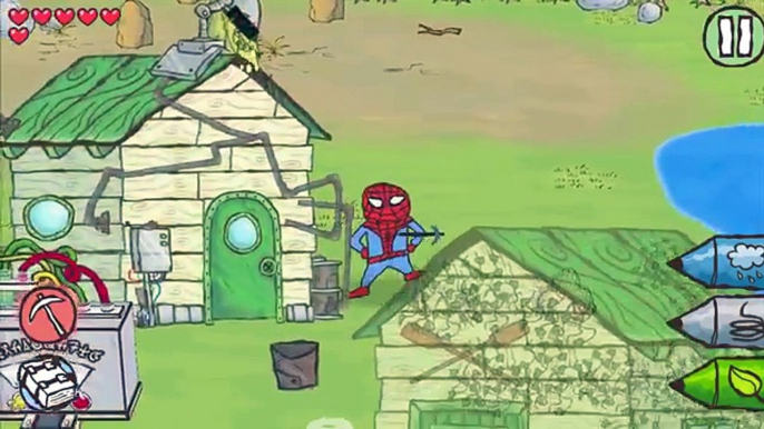 Draw a Stickman Epic 2 Andriod/IOS Gameplay Part 3 - Spiderman Vs Dragon Snake