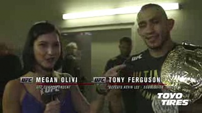 UFC 216 Tony Ferguson I'm Coming After Conor