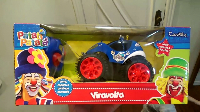 Patati Patatá Carro de Controle Remoto Viravolta Brinquedos do Patati Patatá Toys Juguetes