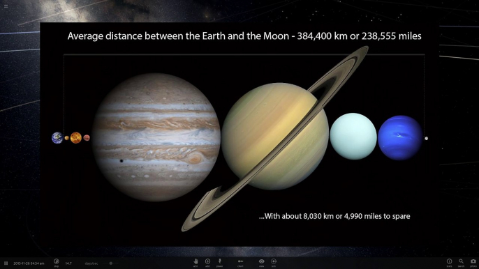 Do Planets Fit Between Earth and Moon? [Universe Sandbox 2]