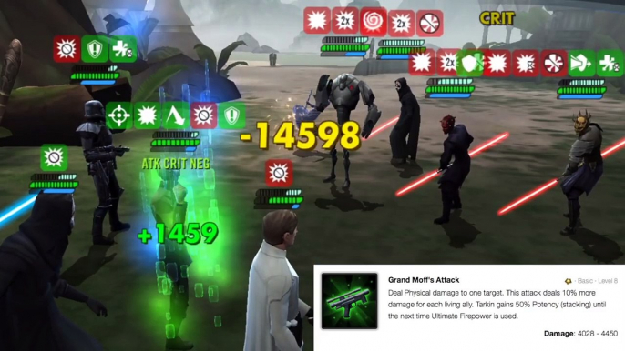 Star Wars Galaxy of Heroes: Grand Moff Tarkin REWORK In-Depth Review