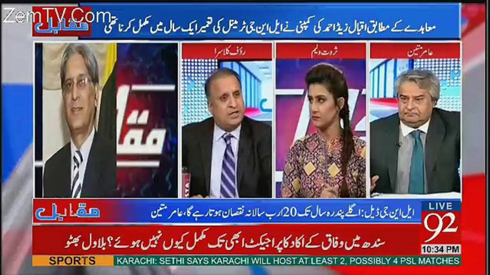 Rauf Klasra Badly Bashing On Aitzaz Ahsan