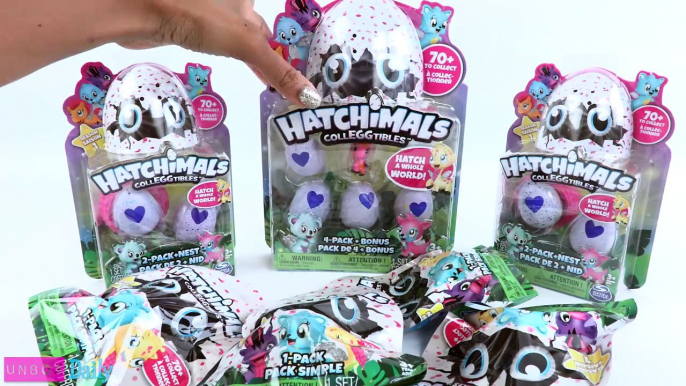 Unbox Daily: Hatchimals CollEGGtibles Season One Surprise Blind Bags HATCHING - Toy Review - 4K