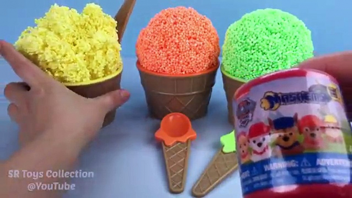 Foam Clay Ice Cream Cups Surprise Toys Teenage Mutant Ninja Turtles Paw Patrol Mashems Disney Frozen