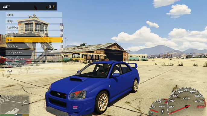 GTA 5 Subaru Impreza WRX STI 2004