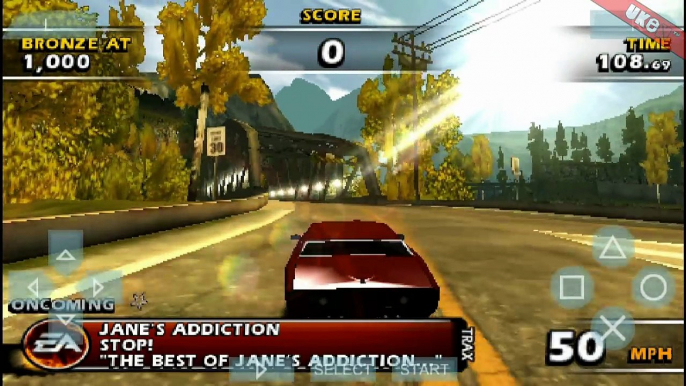 Gameplay - Android - PPSSPP - Burnout Dominator - PSP Emulator