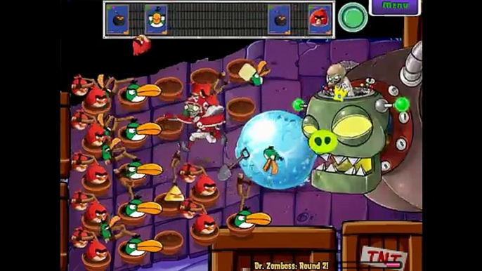 Plants Vs Zombies Jefe Final Vs Angry Birds