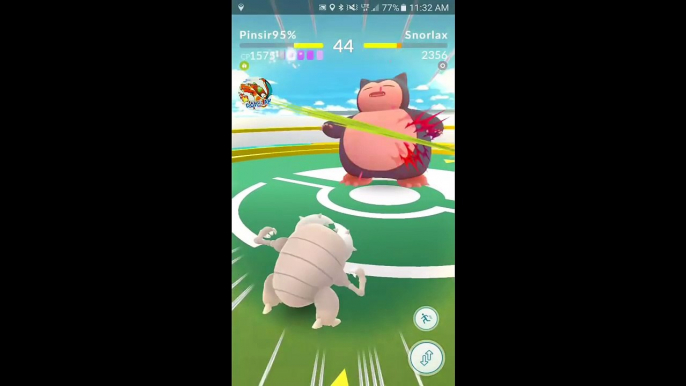 Pokémon GO Gym Battles Level 6 Gym Weezing Tentacruel Pinsir Snorlax Machamp Arcanine & more